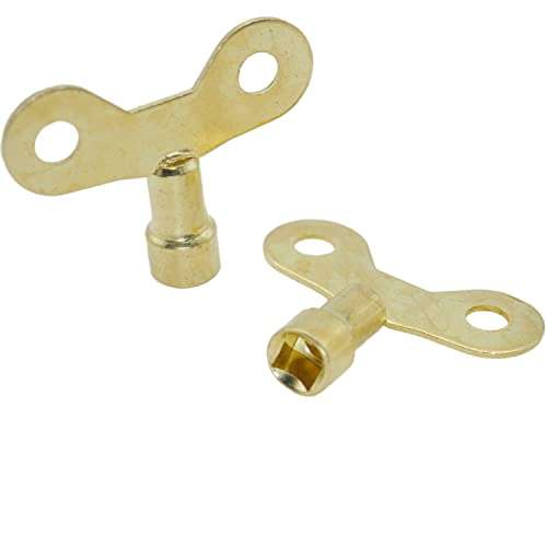 Casoter Brass Plated Faucet Radiator Bleed Key, Venting Air Valve Quick Release Key x 2 £1.55 Dispatches from Amazon Sold by Casoter Caster