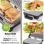 Salter EK2009 Marblestone Health Grill & Panini Press, Electric Non-Stick Grill, Panini Maker (Dispatched within 1 to 4 weeks) £18 @ Amazon