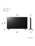 LG 43QNED756RA (2023) 43 inch QNED HDR 4K Ultra HD Smart TV Freeview Play/Freesat HD