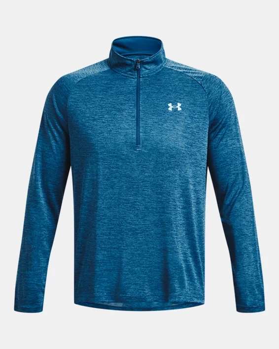 UA Tech Men's ½ Zip Long Sleeve (4 Colours / Sizes XS - XXL) - W/Code + Free Local Collection Pick Up Point