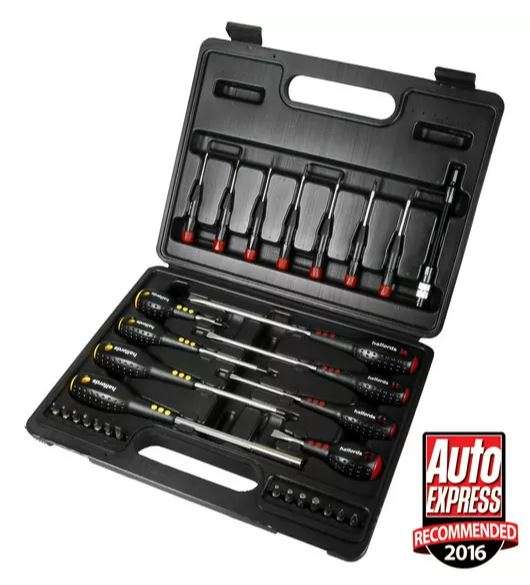 Halfords Advanced 40 Piece 1/4" Socket Set + Free Advanced Screwdriver & Bit Set - £31.50 with code / £27 with MC Club Sign up @ Halfords