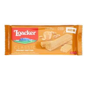 Loacker Peanut Butter Wafer Biscuits 90g