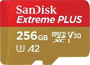 SanDisk Extreme PLUS 256 GB microSDXC Memory Card + SD Adapter £49.99 @ Amazon