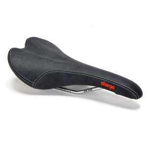 Charge Spoon Classic Bike Saddle in Black with red Logo - £19.89 @ SDJ Sports