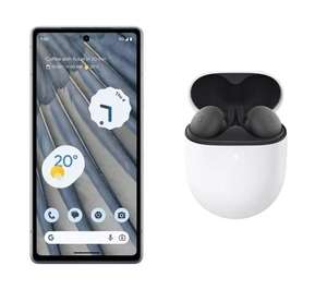 Google Pixel 7a + Pixel Buds A - Three 100GB 5G data, Unltd min / text - £194 Upfront with code - £14pm /24m = £530 @ Affordable mobile