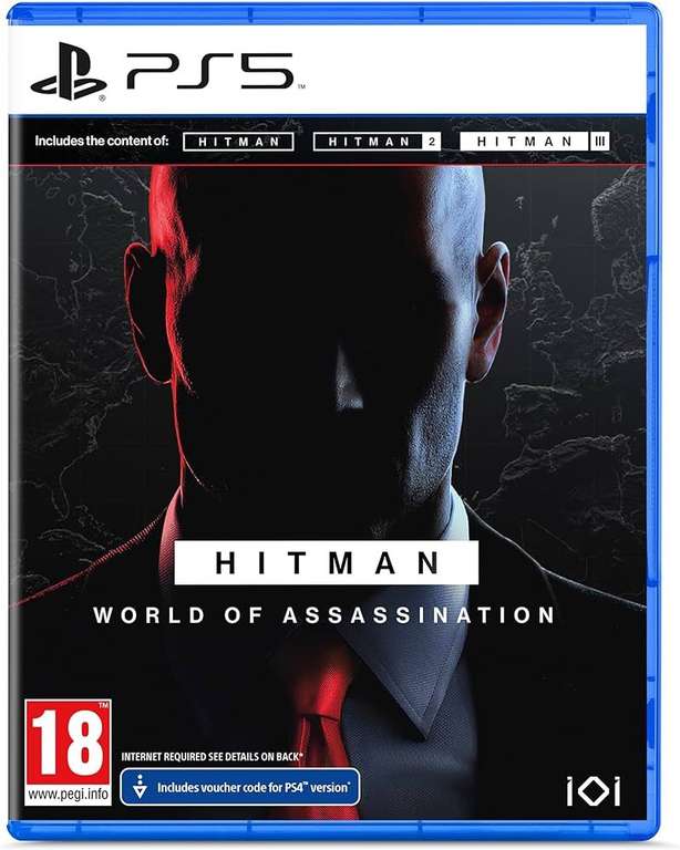 HITMAN: World of Assassination (PS5) - inc. HITMAN 1, 2 & 3 - PEGI 18