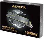 ADATA LEGEND 800 1TB PCIe Gen4 x4 M.2 2280 SSD (UK Mainland) sold by ebuyer_uk_ltd