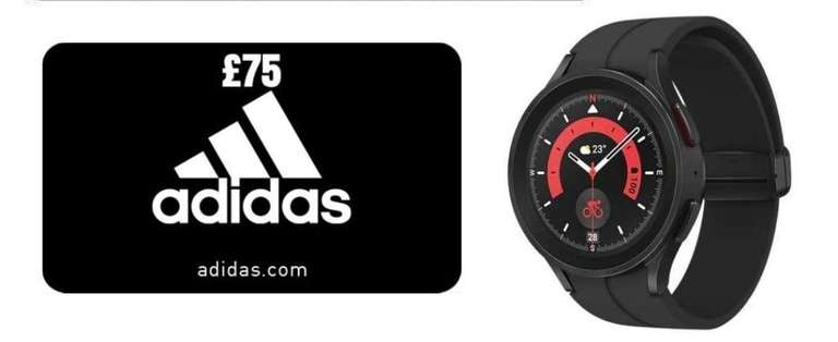 Samsung Galaxy Watch5 Pro Smart Watch + £75 adidas Gift Card - £296.10 / £196.10 After Trade In / Or £283.74 With Buds2 Pro @ Samsung EPP