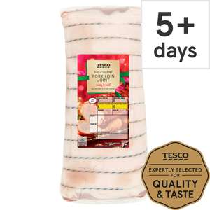 Tesco Pork Loin Joint £5 per kg Clubcard Price