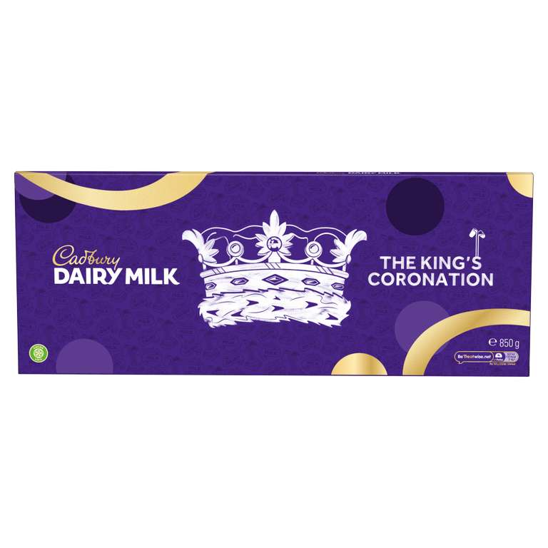 Cadbury Dairy Milk, The Kings Coronation 850g £5 @ Sainsbury's Bishop Auckland
