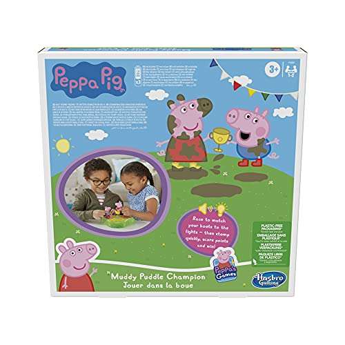 Peppa Pig Muddy Puddle Champion Board Game for Kids Ages 3 and Up, Preschool Game for 1-2 Players £9.35 at Amazon