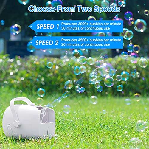 Bubble Machine, Automatic Bubble Blower, Portable Bubble Maker for Kids Toddlers £24.99 Dispatches from Amazon Sold by blizz stdio