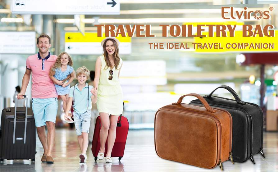 Elviros Toiletry Bag ,Perfect Partner for Travel
