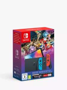 Nintendo Switch OLED (Neon) Console, Joy-Con, Mario Kart 8 Deluxe (Digital), 3mths Switch Online - £278.99 with student discount
