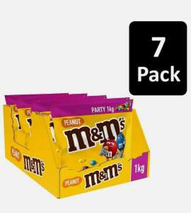 7 x 1kg M&M's Peanut Chocolate Nuts Sharing Party Bag £31.44 with code (UK Mainland) @ marspetcare_store/eBay