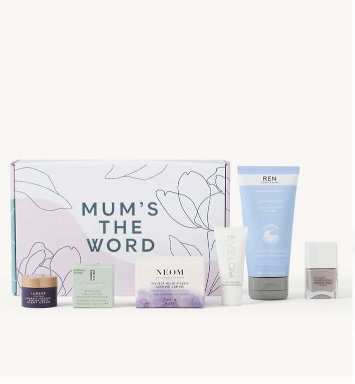 The Mother's Day Box - Clinique Eye Cream / Eve Lom Rescue Mask / NEOM Candle + More £25 + Free Collection @ Marks & Spencer