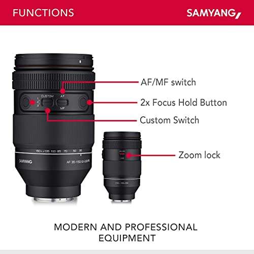 Samyang AF 35-150mm F2.0-2.8 FE for Sony E - All-in-One Zoom Lens - £929 Prime Exclusive @ Amazon