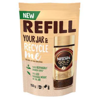 Nescafe gold blend refills 150g - £3.60 with student discount - Warren Way