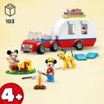 LEGO 10777 Disney Mickey Mouse and Minnie Mouse's Camping Trip Building Toy with Camper Van, Car & Pluto Figure £13.99 @ Amazon
