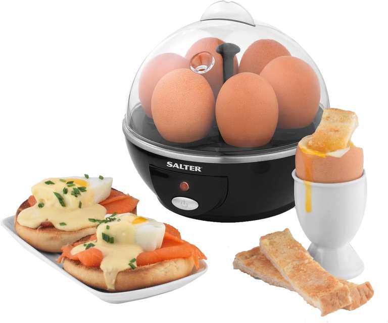 Salter Electric Egg Cooker & Poacher - Free Click & Collect