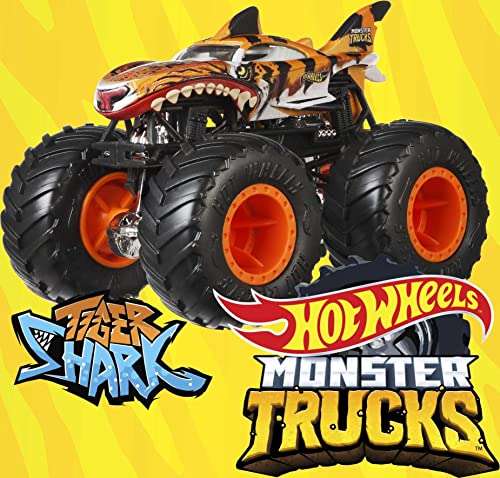 Hot Wheels Monster Trucks Selection of 1:64 Scale Collectible Die-Cast Metal Toy - £4 @ Amazon