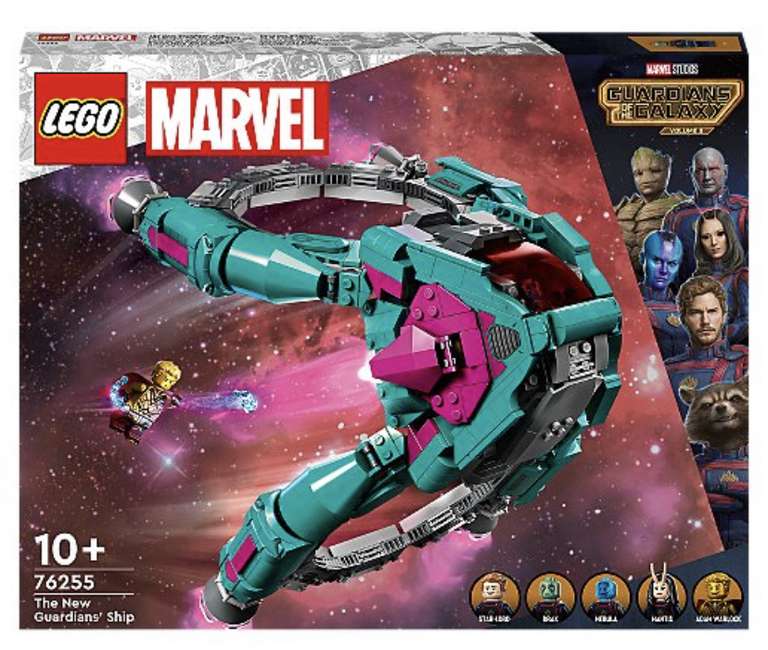 LEGO Marvel The New Guardians' Ship Space Avengers Set 76255 (Possible £55 with Sign UP Code) - Free Collection