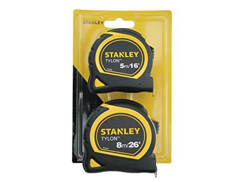 Stanley STA998985 Pocket Tape measures, 5m/16ft & 8m/26ft