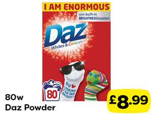 80 washes Daz Powder Farmfoods (National)