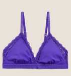 B BY BOUTIQUE Ameli Non-Wired Bralette (in Bright Purple) - £6.50 + Free Click & Collect - @ Marks & Spencer