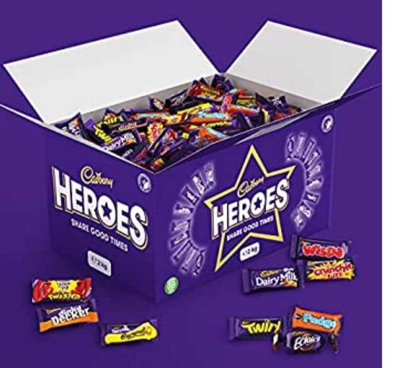 Cadbury Heroes Chocolate 2KG Bulk Box is £10 @ Heron Foods Oldham