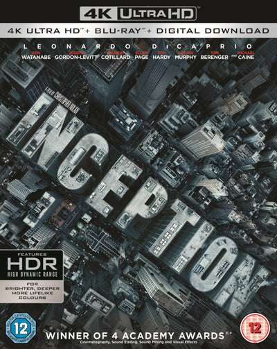 Inception 4k Blu Ray