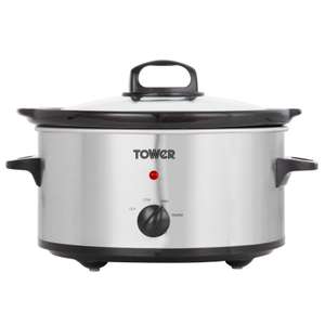 Tower 6.5L Slow Cooker - Stainless Steel £15 bought @ B&M Swinton