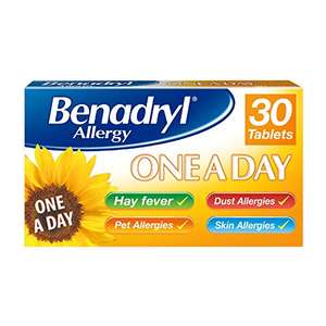 30 benadryl tablets £5.89 plus (or 15% off Subscribe & Save voucher) @ Amazon