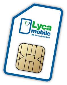 Lyca mobile (O2) 30 day SIM - 5GB 5G Data, Unlimited Min/Txt, 100 Intl. Mins, EU Roaming - £1.75 p/m for 6 months @ MSE / Lyca
