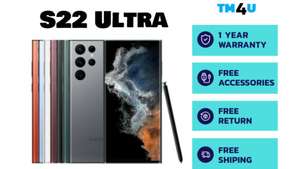 Samsung Galaxy S22 Ultra 128GB Dual Sim Unlocked All Colours Pristine w/code sold by techmobile4u