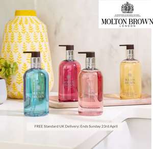15% off with code + Free Delivery + Free Sample + Free Gift Wrapping @ Molton Brown