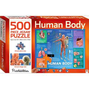 Human Body 500 Piece Jigsaw Puzzle £6 + £2.99 Delivery at The Works