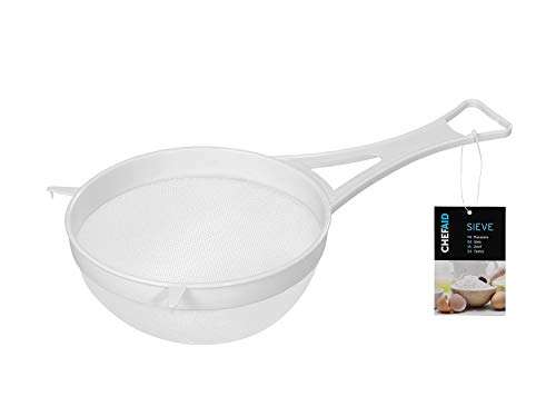 Chef Aid 18cm Nylon Mesh Plastic Strainer, White £2 @ Amazon