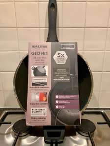 Salter Geo Hex Non-Stick Frying Pan Set