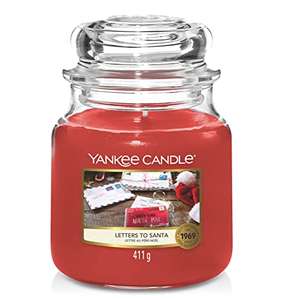 Yankee Candle Scented Candle, Letters to Santa Medium Jar