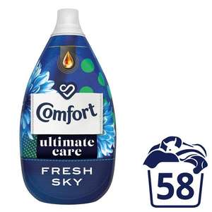 Comfort Ultimate Care Fabric Conditioner in various fragrances 58 Washes 870ml - Nectar Price