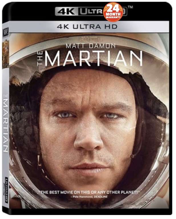 The Martian 4k UHD Blu Ray Used - £4 + Free Click & Collect @ CeX