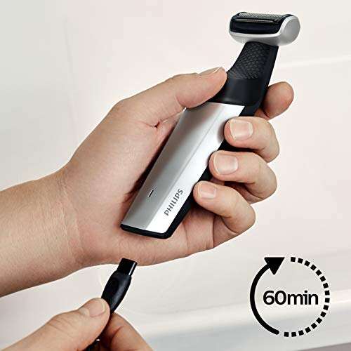Philips Body Groomer, Series 5000 Showerproof with Back Reaching Attachment and Skin Comfort System - £38.54 @ Amazon