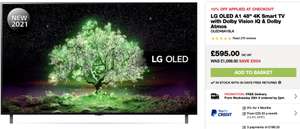 LG OLED A1 48" 4K Smart TV with Dolby Vision IQ & Dolby Atmos £535.50 on checkout at Box.co.uk