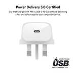 Belkin 30W USB C Charger Plug with PPS