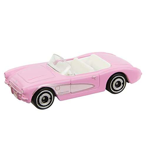 Hot Wheels Barbie Die-Cast Pink Corvette in 1:64 Scale, Toy Car Modelled on the Corvette in Barbie The Movie - £2.29 @ Amazon