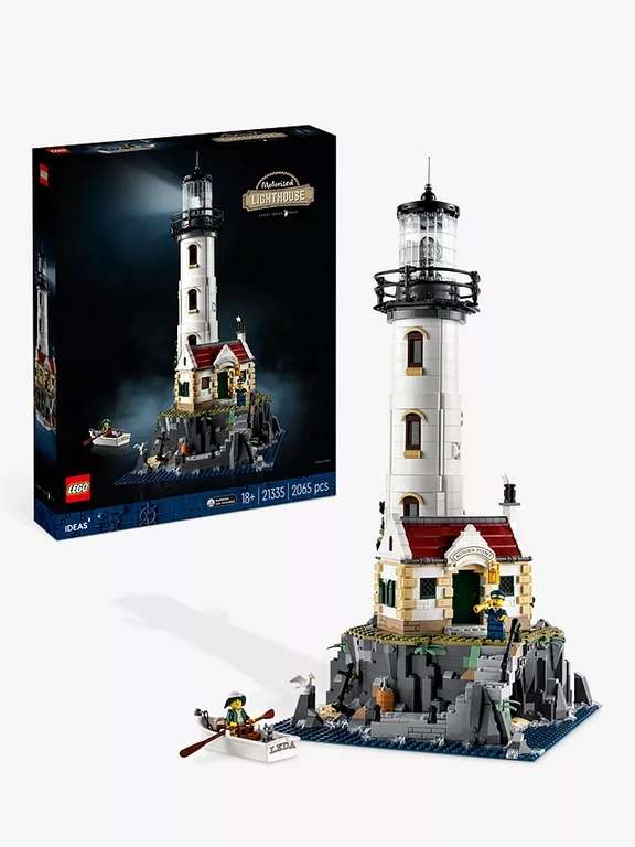 LEGO Ideas 21335 Motorised Lighthouse £239.99 With Code for My John Lewis members @ John Lewis & Partners