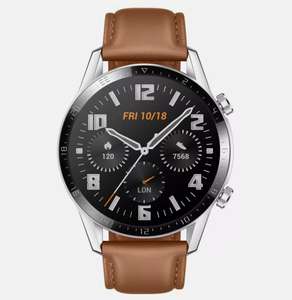 HUAWEI Watch GT 2 (46 mm) Smart Watch, 1.39 Inch AMOLED Pebble Brown - £77.60 With Code (UK Mainland) @ AO / eBay