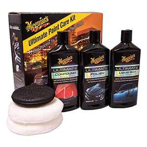 Meguiar's ULTPCKITEU Ultimate Paint Care Kit: Contains: compound, car polish & car wax - £30.99 @ Amazon