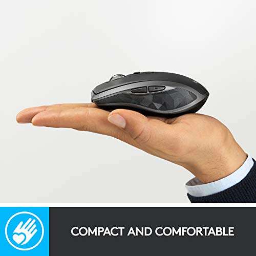 Logitech MX Anywhere 2S Wireless Mouse, Multi-Device, Bluetooth and 2.4 GHz with USB Unifying Receiver - £29.99 @ Amazon